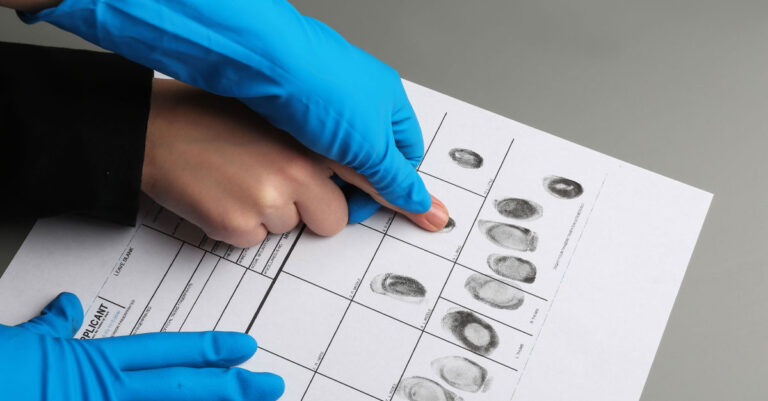 Getting Fingerprints Taken After Being Arrested